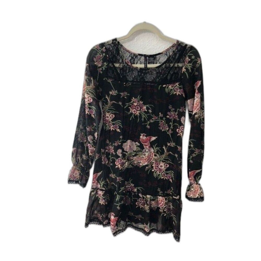 FIRE LOS ANGELES FLORAL DRESS/SHIRT S